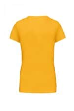 K380 Dames T-shirt Ronde Hals Korte Mouwen Yellow