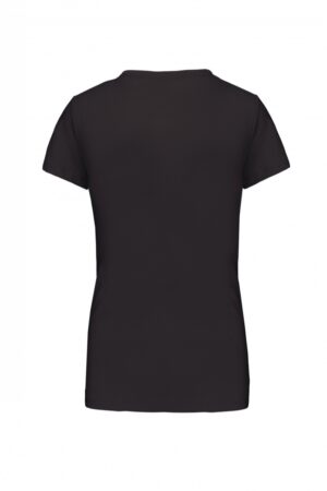 K381 Dames T-shirt V-hals Korte Mouwen Dark Grey