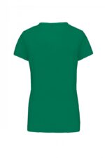 K381 Dames T-shirt V-hals Korte Mouwen Kelly Green