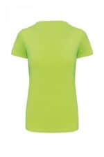 K381 Dames T-shirt V-hals Korte Mouwen Lime