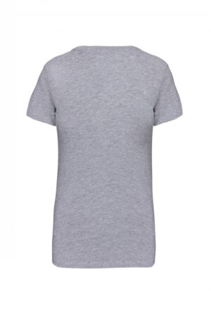 K381 Dames T-shirt V-hals Korte Mouwen Oxford Grey