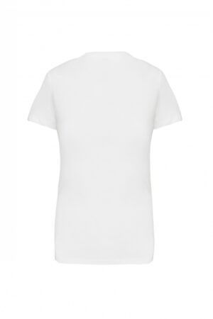 K381 Dames T-shirt V-hals Korte Mouwen White