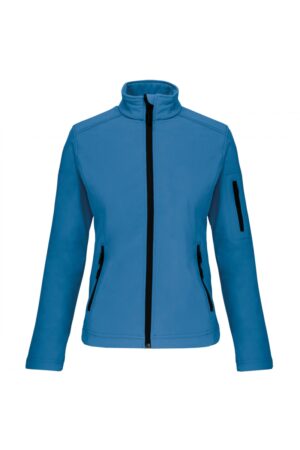 K400 Dames Softshell Jas Aqua Blue