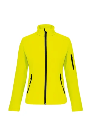 K400 Dames Softshell Jas Fluorescent Yellow