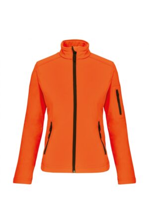 K400 Dames Softshell Jas Fluorescent Orange