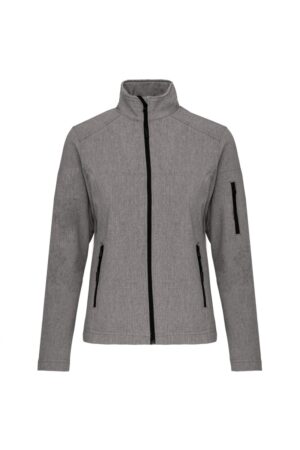 K400 Dames Softshell Jas Marl Grey