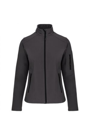 K400 Dames Softshell Jas Titanium