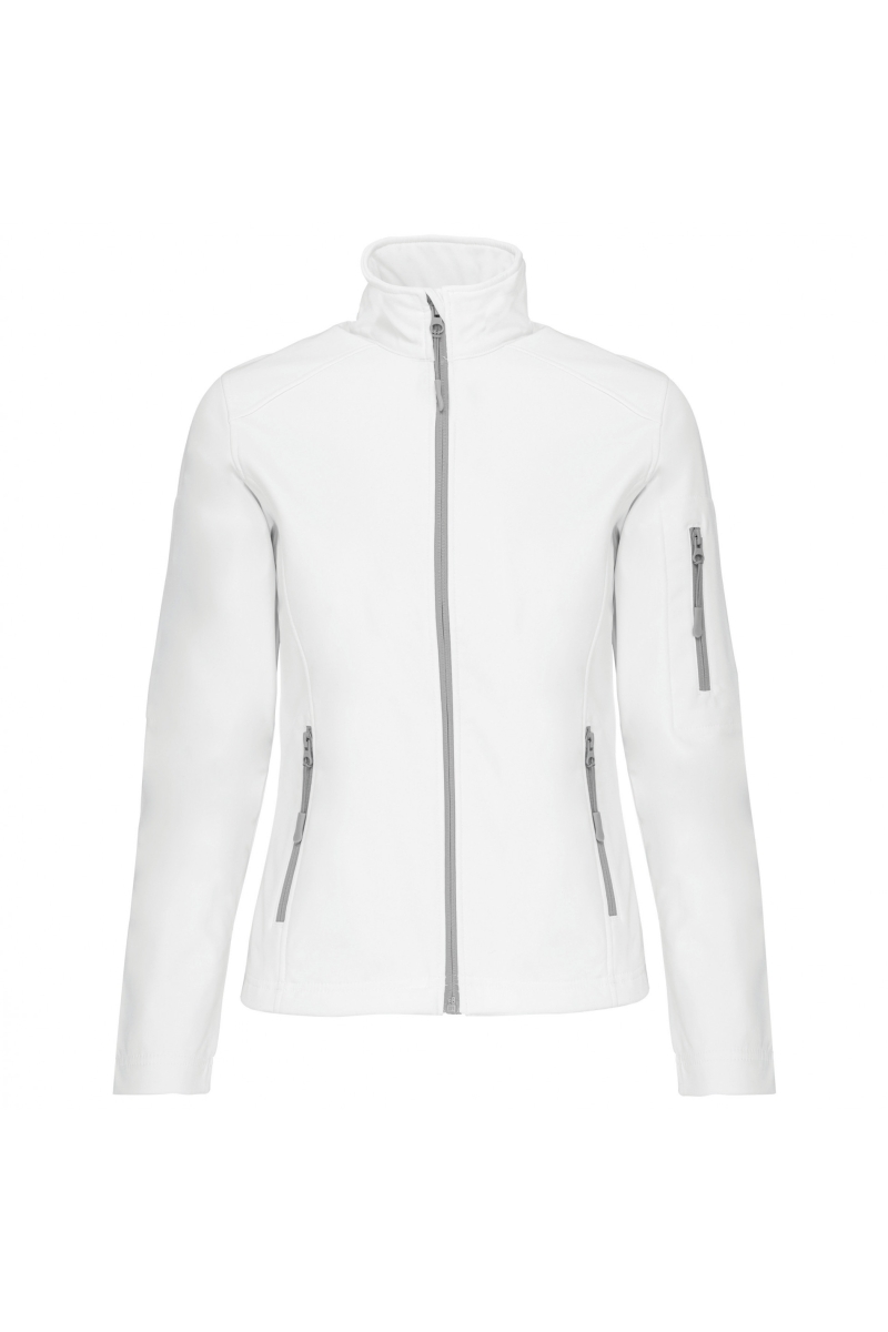 K400 Dames Softshell Jas Wit