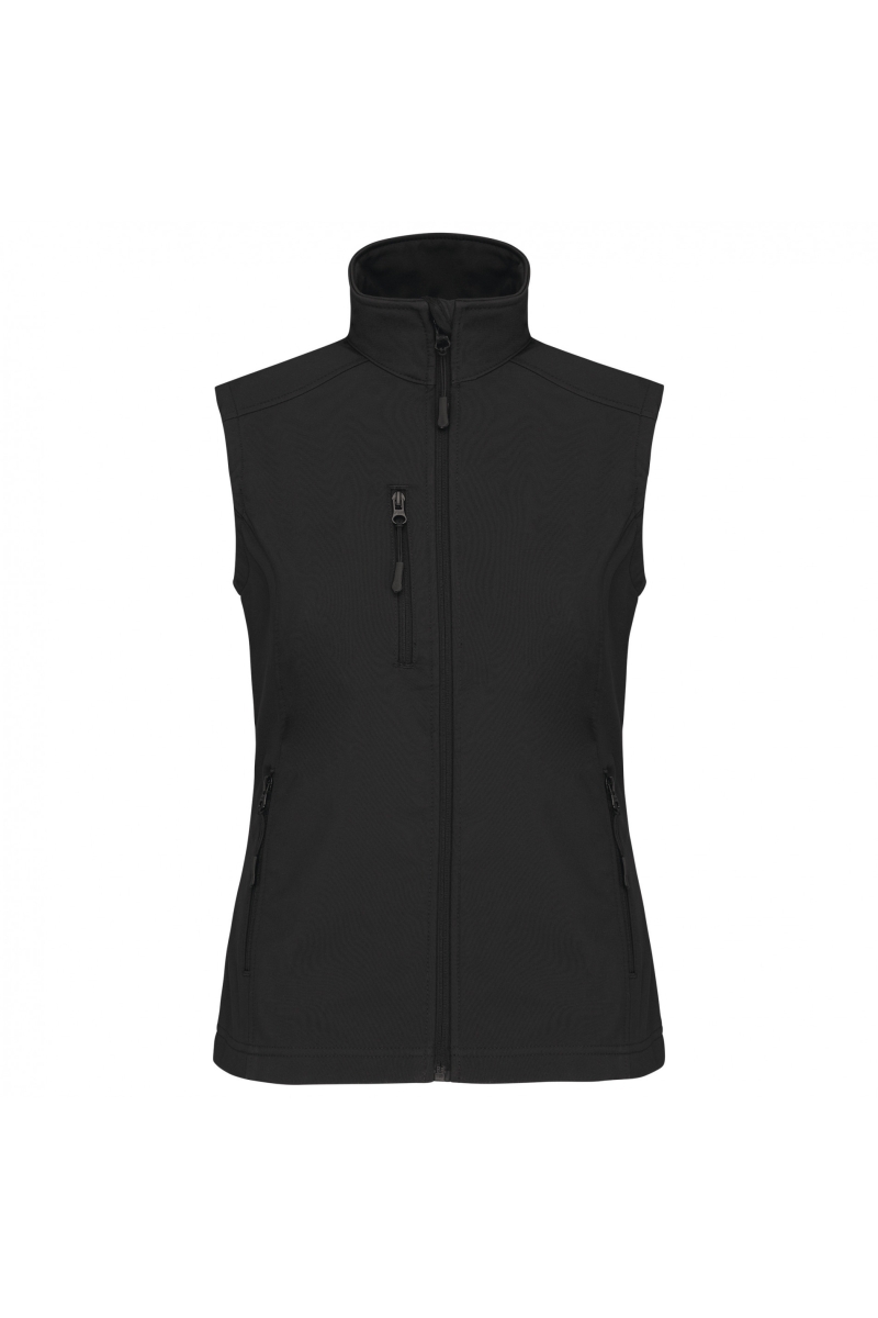 K404 Dames Softshell Bodywarmer Zwart