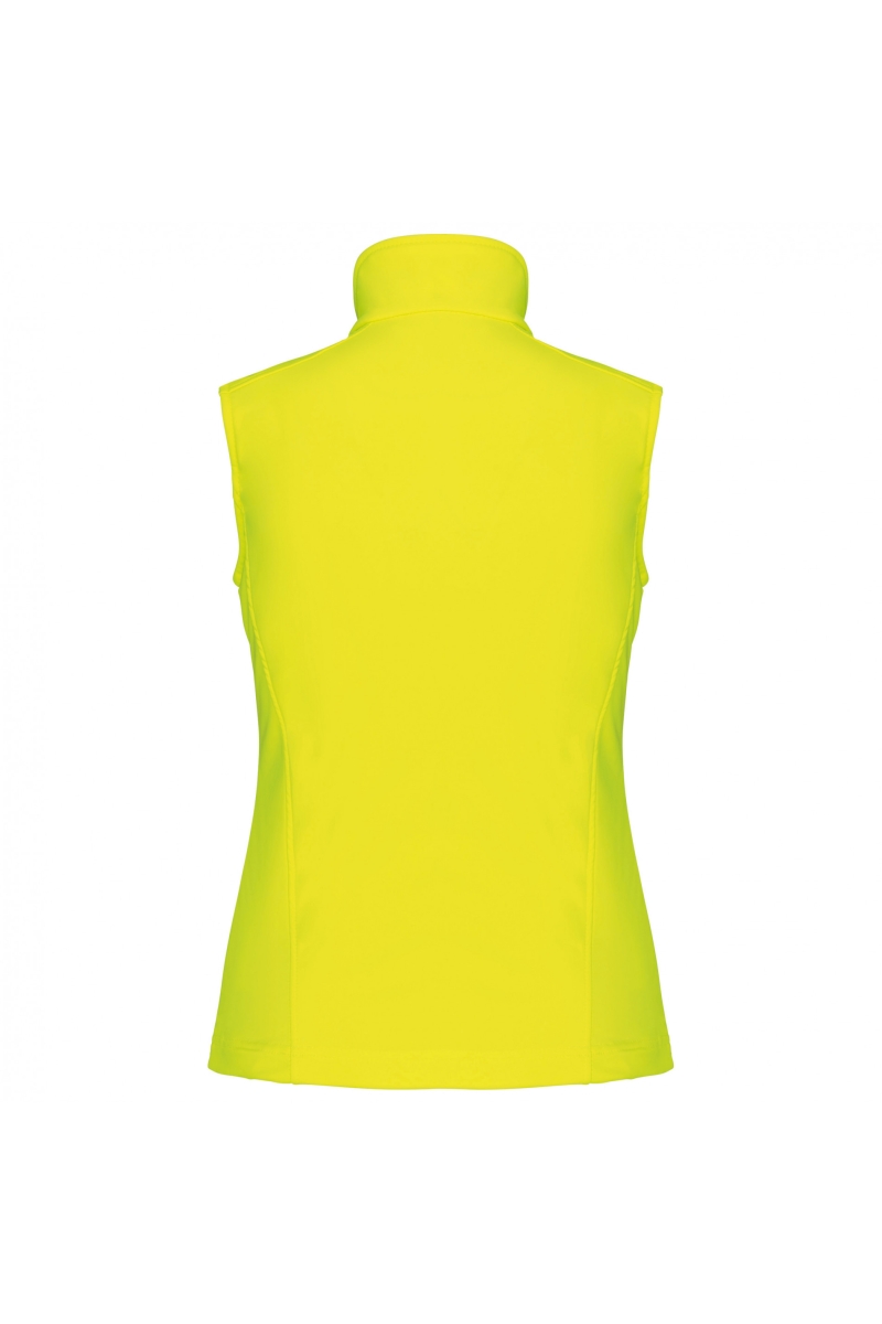 K404 Dames Softshell Bodywarmer Fluorescent Yellow