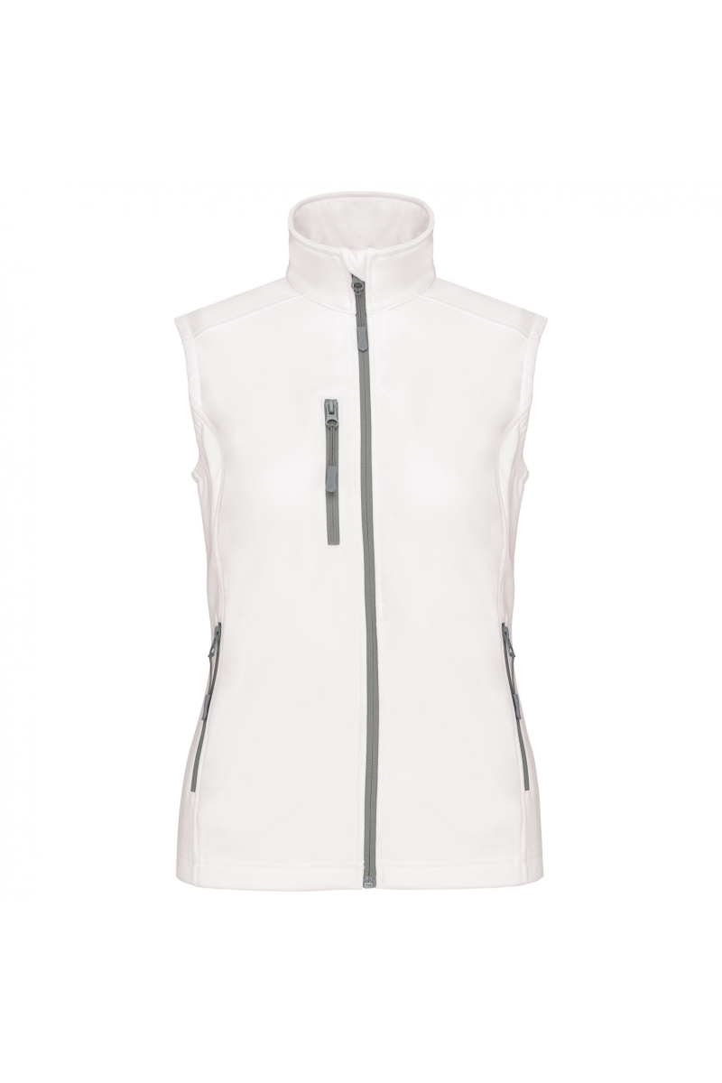 K404 Dames Softshell Bodywarmer White