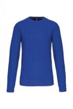 K442 Sweater Met Ronde Hals Light Royal Blue