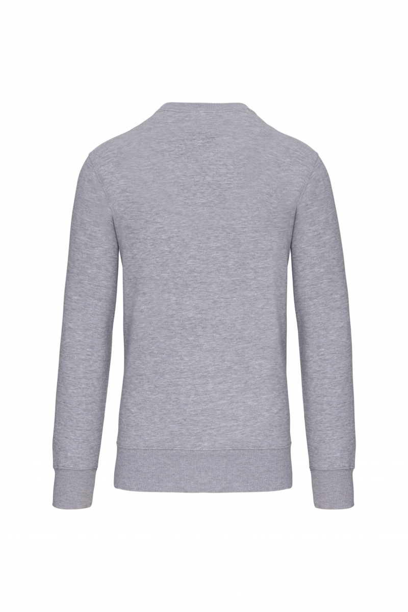 K442 Sweater Met Ronde Hals Oxford Grey