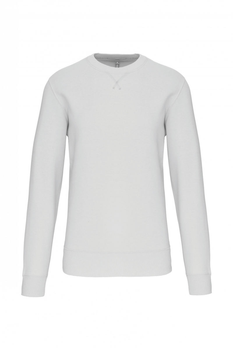 K442 Sweater Met Ronde Hals Wit