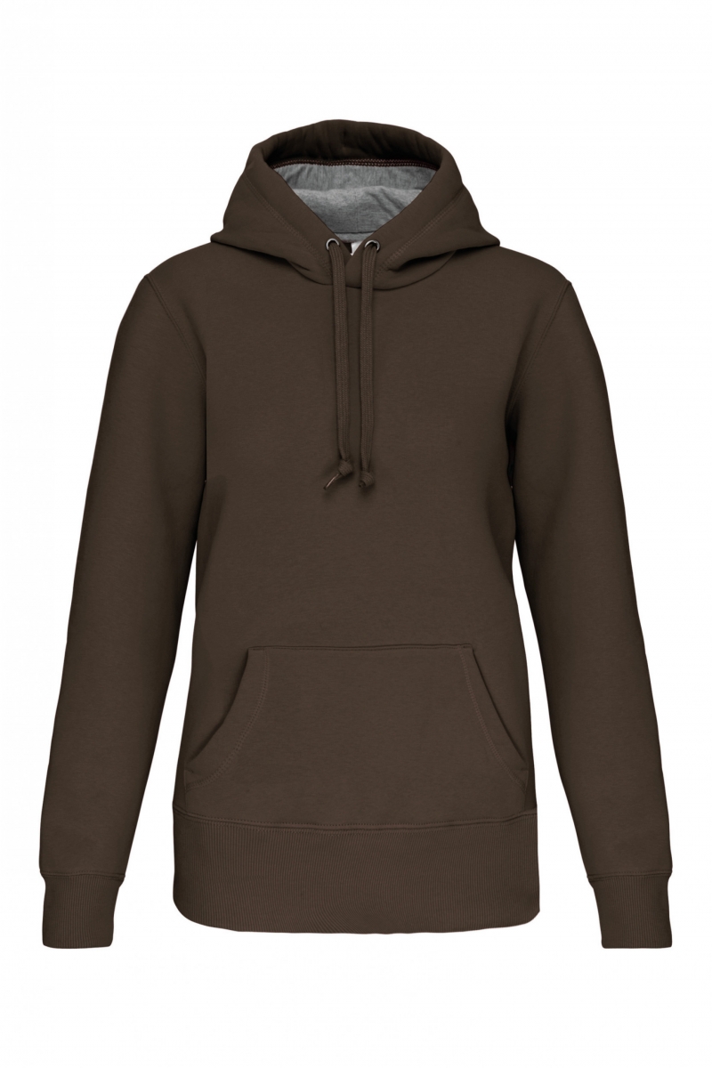 K443 Hooded Sweatshirt Dark Khaki