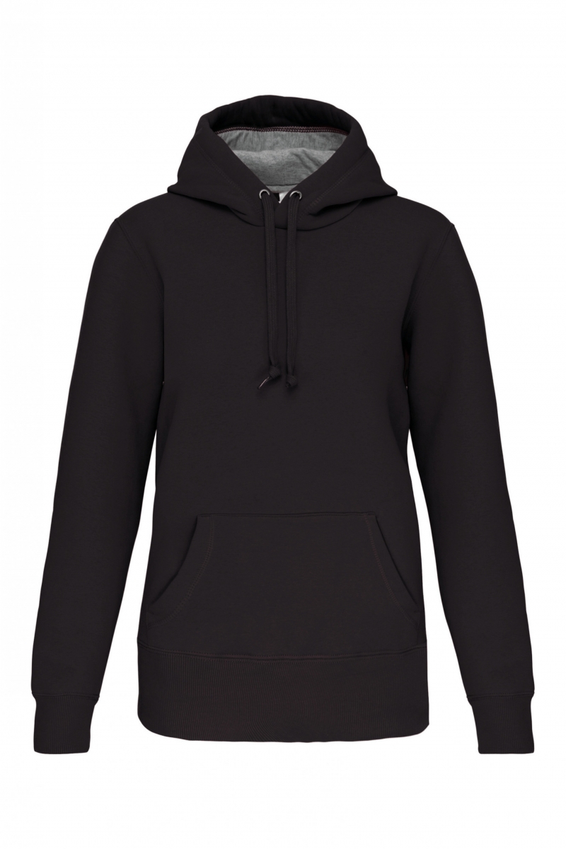 K443 Hooded Sweatshirt Dark Grey