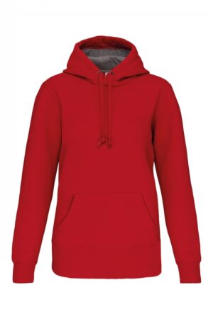 K443 Hooded Sweatshirt Rood