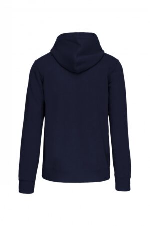 K444 Hooded Sweater Met Rits Navy