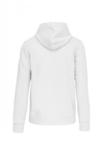 K444 Hooded Sweater Met Rits Wit