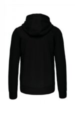 K454 Hooded Sweater Met Rits Zwart