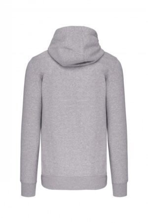 K454 Hooded Sweater Met Rits Oxford Grey