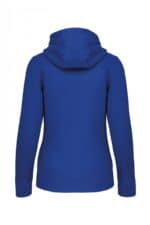 K464 Damessweater met Rits en Capuchon Light Royal Blue