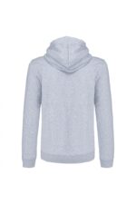 K466 Herensweater met Rits en Capuchon in Contrasterende Kleur Oxford Grey / Navy