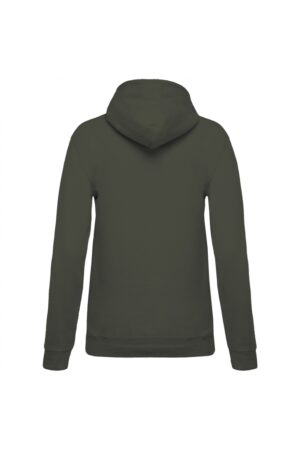 K473 ECO Damessweater met Capuchon Dark Khaki