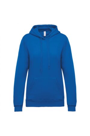 K473 ECO Damessweater met Capuchon Light Royal Blue