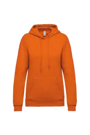 K473 ECO Damessweater met Capuchon Orange