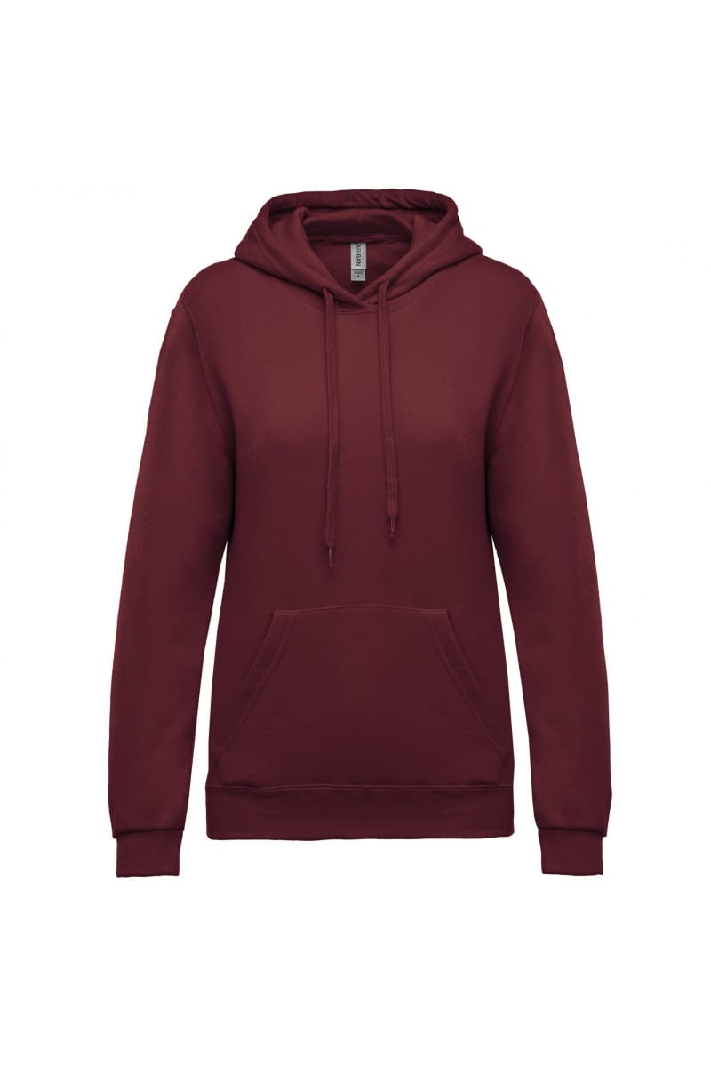 K473 ECO Damessweater met Capuchon Wine