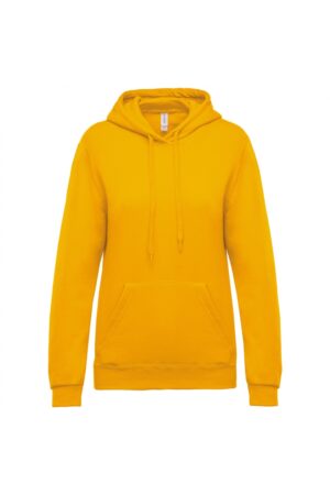 K473 ECO Damessweater met Capuchon Yellow