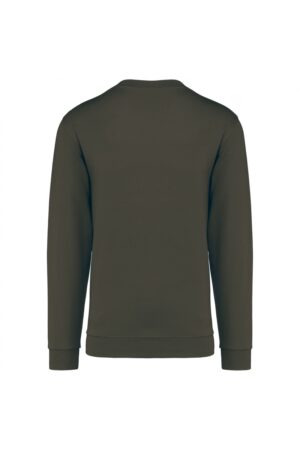 K474 Sweater Ronde Hals Dark Khaki