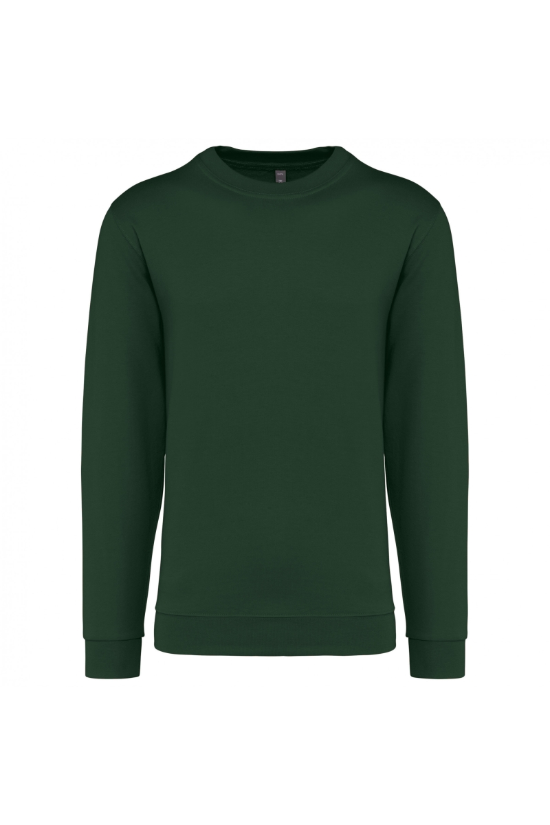 K474 Sweater Ronde Hals Forest Green