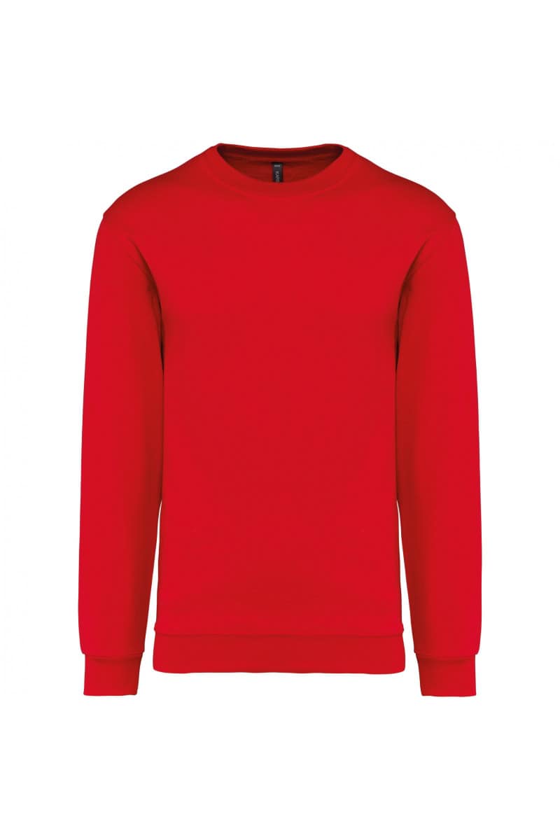 K474 Sweater Ronde Hals Rood