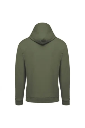 K476 Herensweater met Capuchon Caper Green