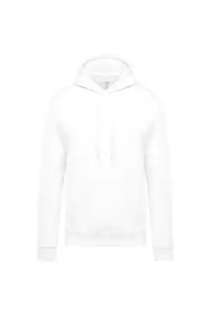 K476 Herensweater met Capuchon Wit