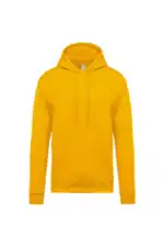 K476 Herensweater met Capuchon Yellow