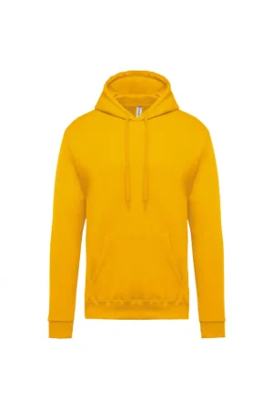 K476 Herensweater met Capuchon Yellow