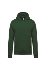 K477 Kindersweater met Capuchon Forest Green