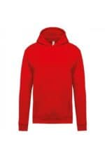 K477 Kindersweater met Capuchon Red