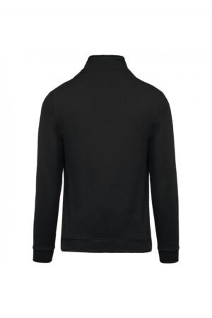 K478 Sweater Met Ritshals Zwart