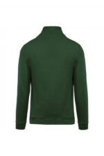 K478 Sweater met ritshals Forest Green