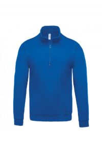 K478 Sweater Met Ritshals Light Royal Blue