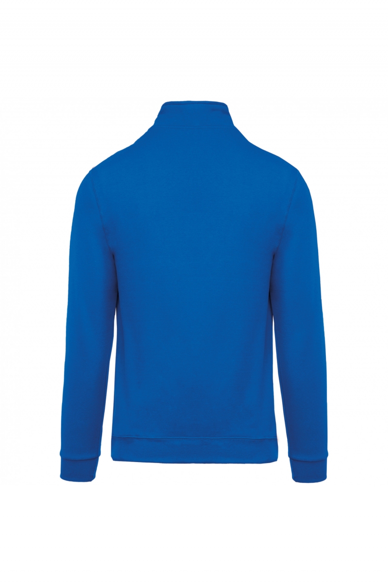 K478 Sweater Met Ritshals Light Royal Blue