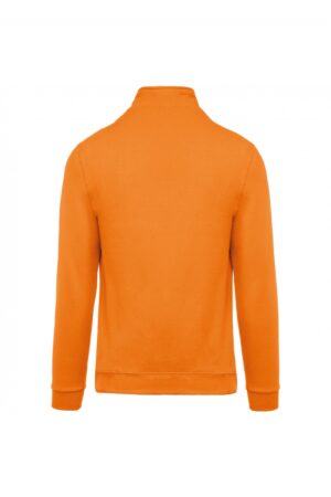 K478 Sweater Met Ritshals Oranje
