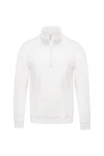 K478 Sweater Met Ritshals Wit