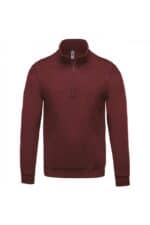 K478 Sweater Met Ritshals Wine