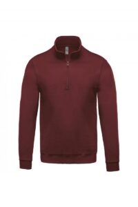 K478 Sweater Met Ritshals Wine