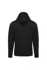 K479 Sweater met Rits en Capuchon Zwart